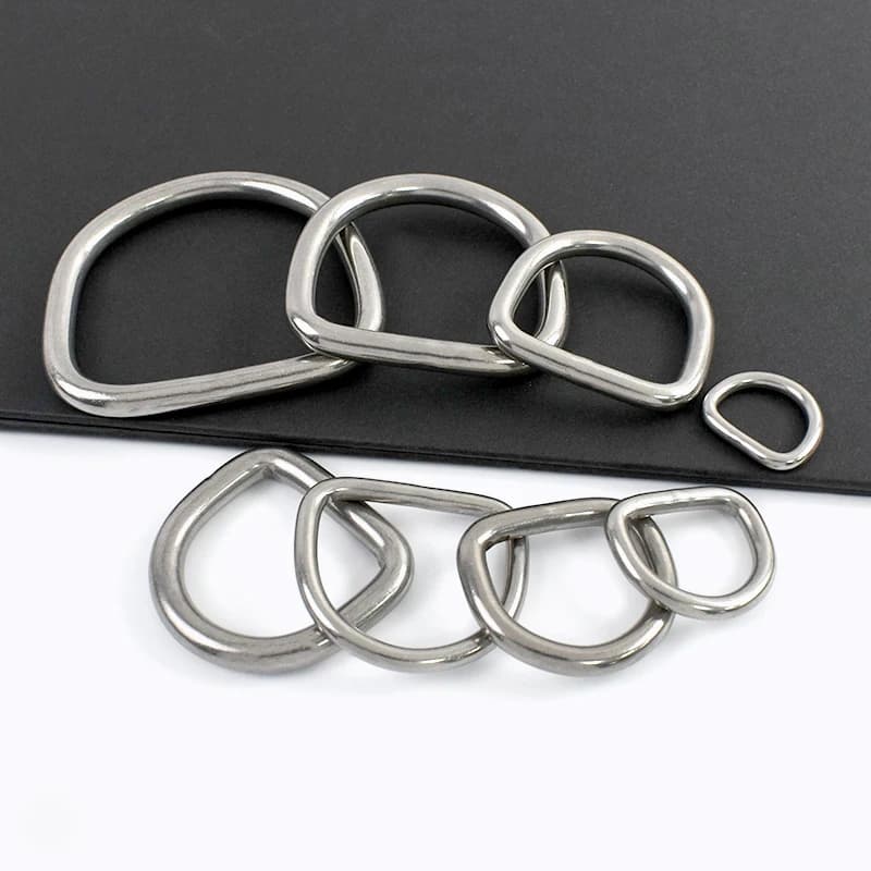 Steel Grub Screws & Hardware | 304 D-Ring Buckles | For Straps - Thumbnail 4
