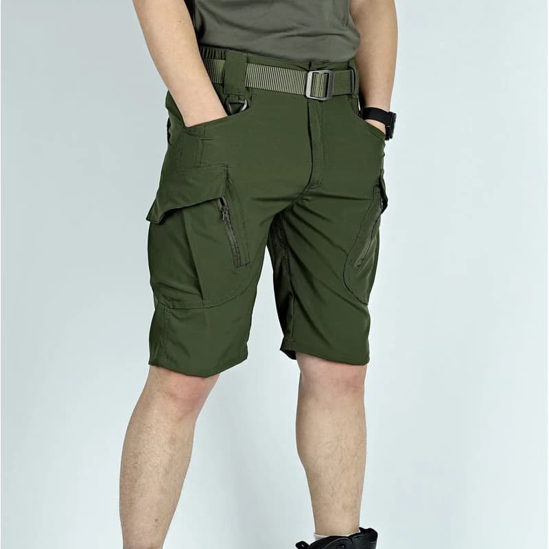 Summer Cargo Shorts Men | Quick Dry Multi-Pocket | Tactical Workwear - Thumbnail 4