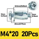 20pcs M4x20