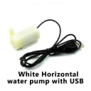 White Horizontal USB