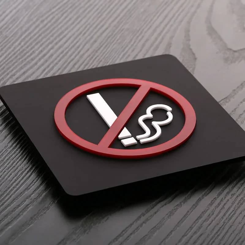 No Entry & No Trespassing | 10cm Plaque | Video Surveillance Warning - Thumbnail 4