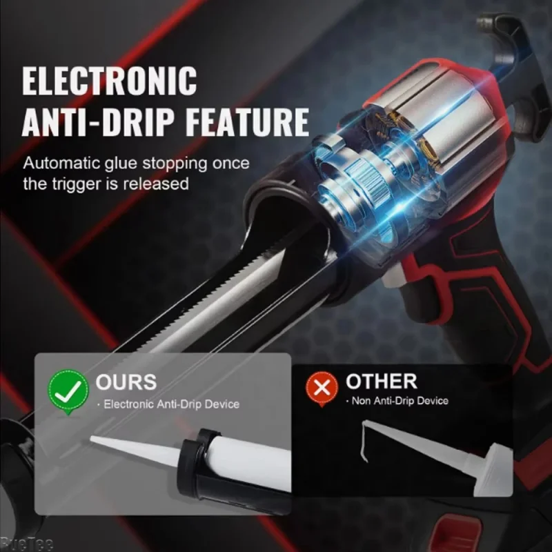 Cordless Sealant Gun | LED Light | For Makita 21V Batteries - Thumbnail 6