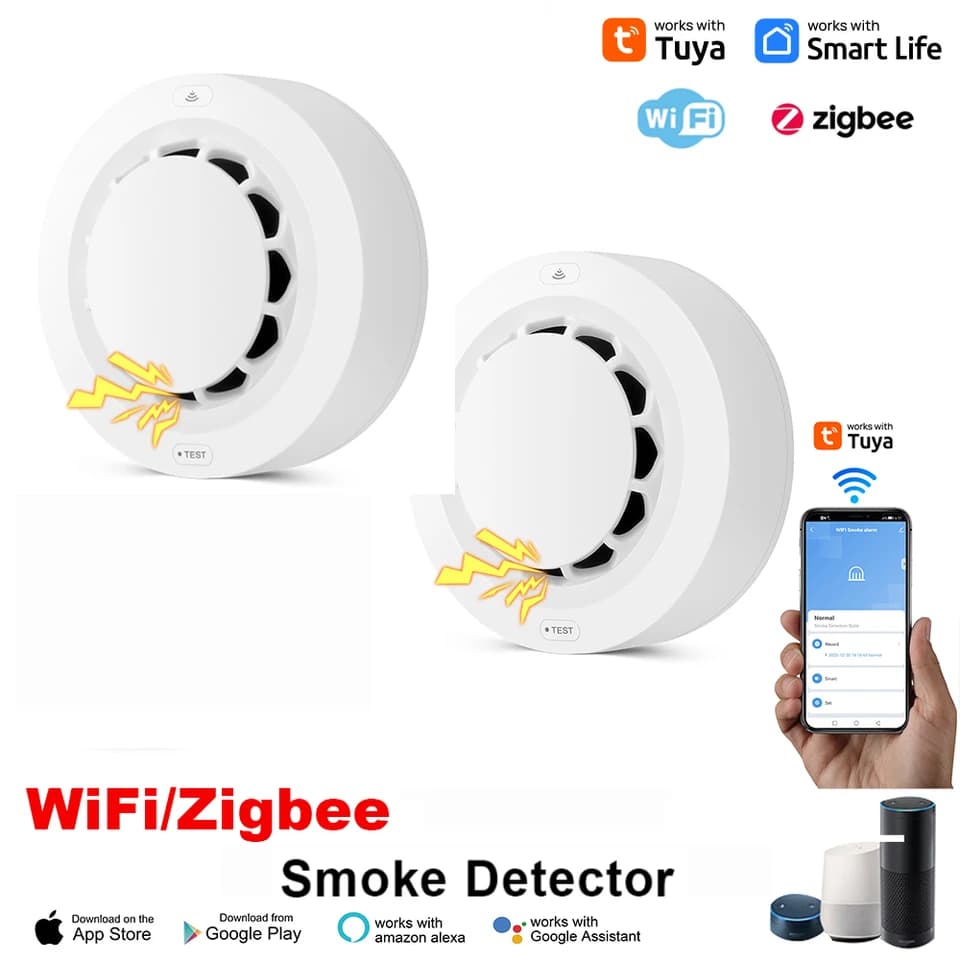 Smart Miniature Circuit Breaker | Photoelectric Smoke Detector | Fire Alarm System - Thumbnail 2