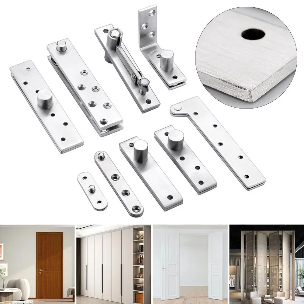 Duty Pivot Hinge | 64mm-150mm Stainless Steel | 360° Rotation Up/Down Shaft - Thumbnail 2
