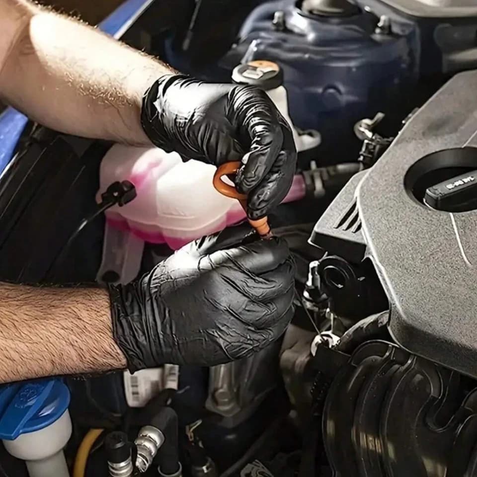 Latex-Free Gloves Disposable | Black Nitrile | Food Safe Catering & Prep - Thumbnail 7