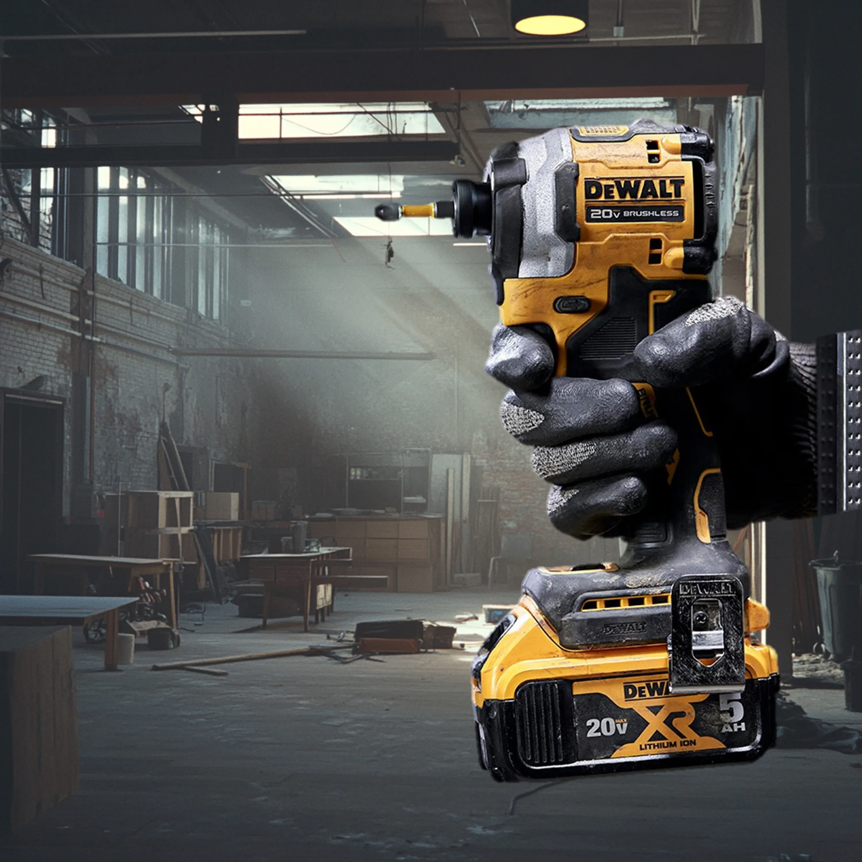 DeWalt DCF850 Brushless Cordless Drill | 20V High-Torque Power Tool | Bare Tool - Thumbnail 2
