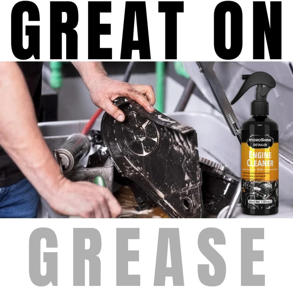 Hydroshine Car Brake Cleaner Spray | Heavy Oil Dust Decontamination | Engine Bay Cleaning - Thumbnail 4