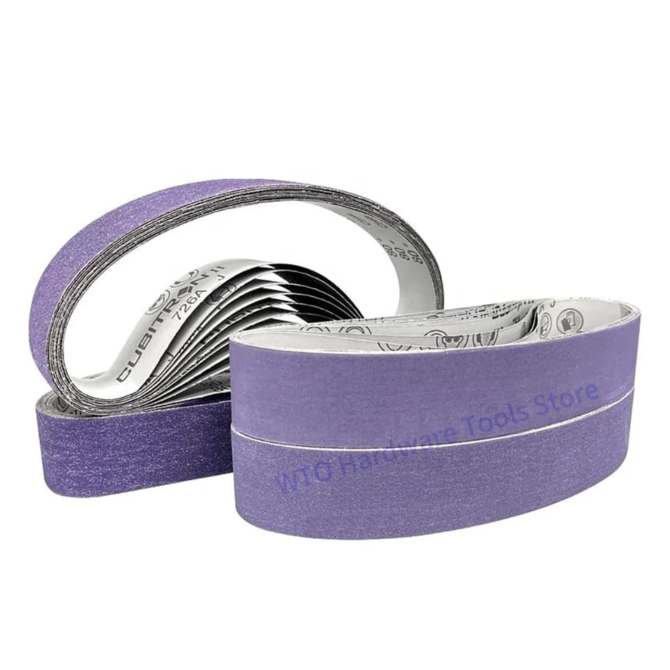 726A Ceramic Alumina Sanding Belts | 915x100mm Soft Cloth | For Metal & Knife Sharpening - Thumbnail 2