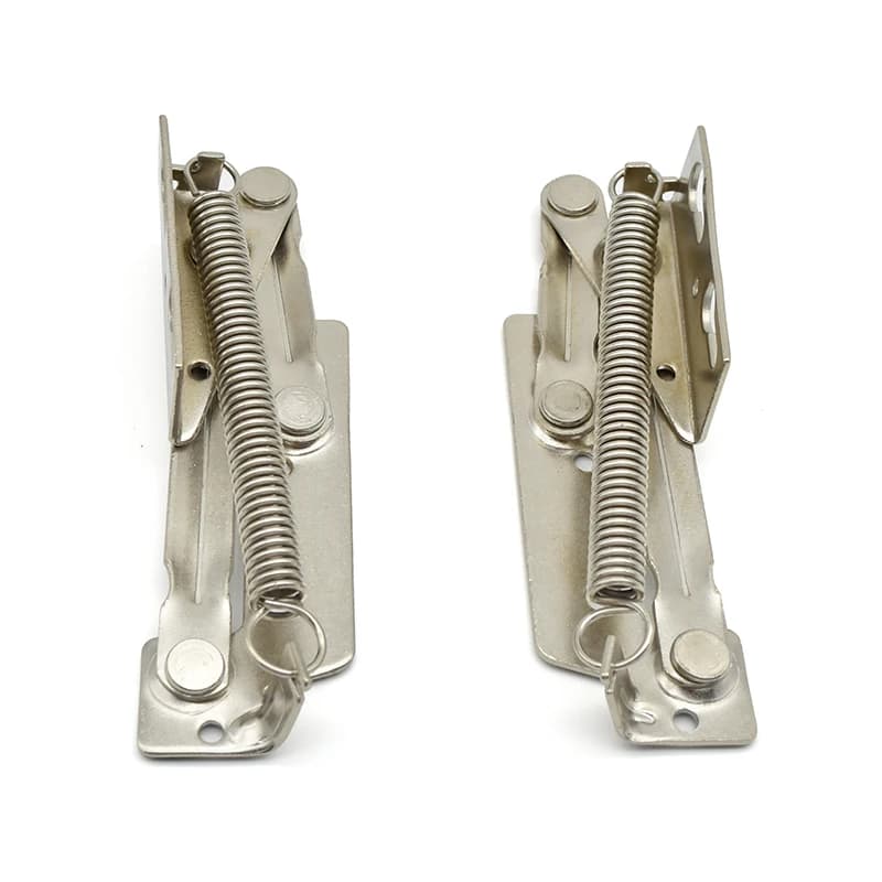Upward Flip Door Gate Hinges | Concealed 90° Spring Support | Strong Positioning Limit - Thumbnail 4
