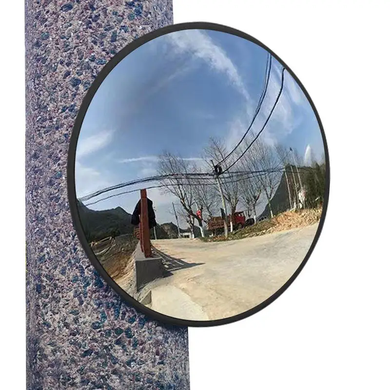 Outdoor Safety Mirror | 30cm Convex Traffic Mirror | Parking Garage Use - Thumbnail 3