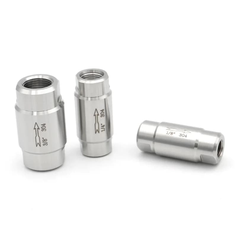 BSP Double Check Valve | High Temp/Pressure SS304 | 1/8" - 3/4" One-Way Non-Return - Thumbnail 2