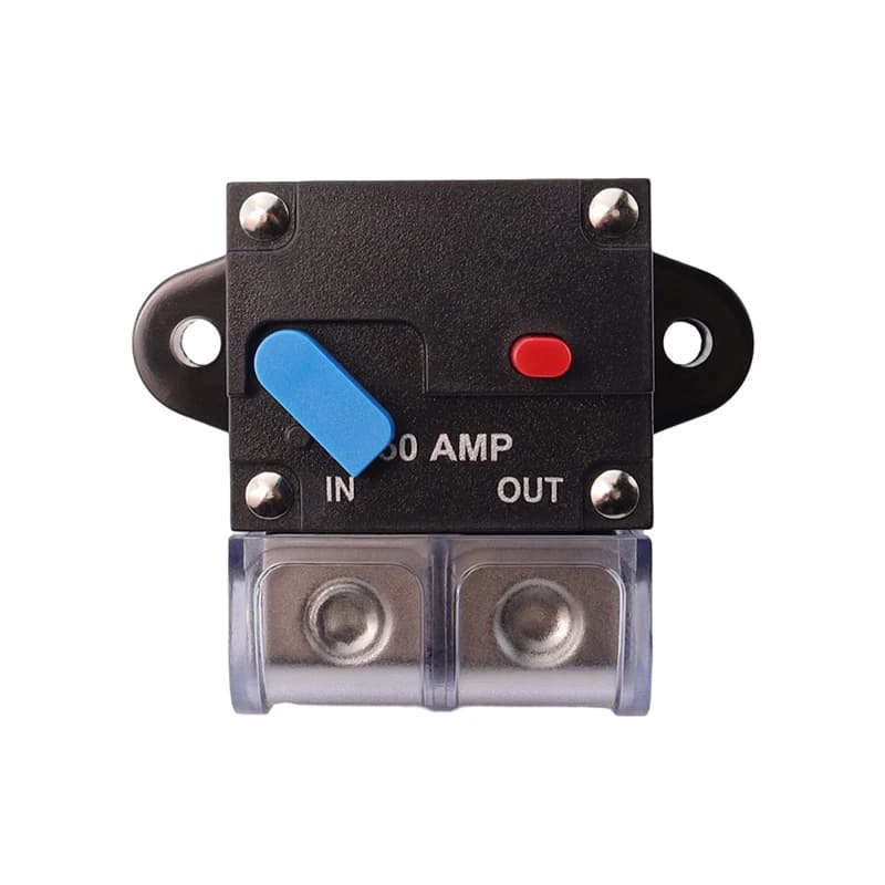 Miniature Circuit Breaker 50-300A | 12-48V Self-Recovery | Car Audio & Amp Protection - Thumbnail 4