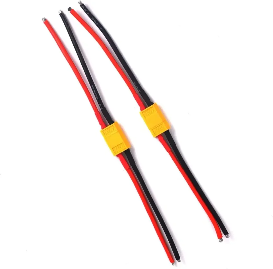 Tap Flexible Connector | XT60 Plug with 14AWG Wire | For RC Lipo - Thumbnail 3