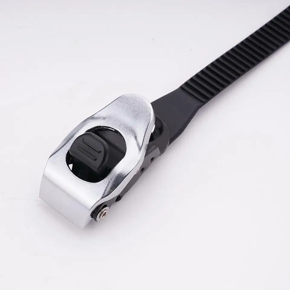 Heavy-Duty Ratchet Strap | Adjustable Metal Buckle | Reusable Secure Anything Tool - Thumbnail 4