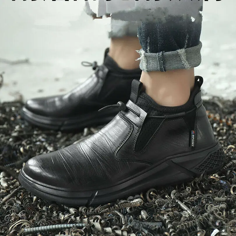 Fashion Safety Shoes | Steel Toe & Puncture-Proof | Men's Work Boots - Thumbnail 5
