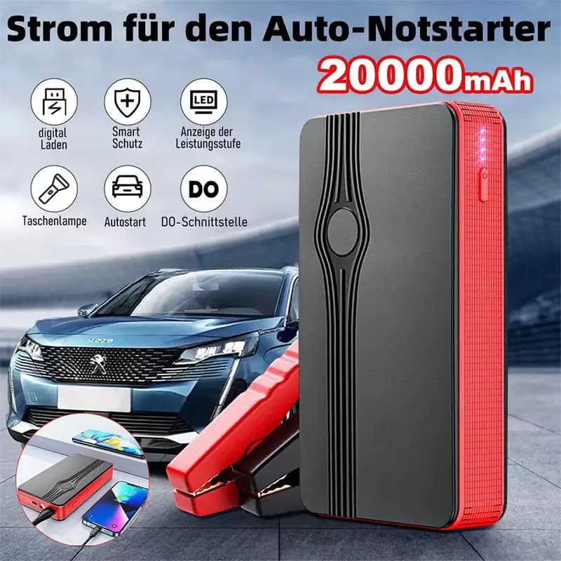 Jump Starter & Power Bank | 12V Emergency Booster | Fast Charging USB - Thumbnail 3