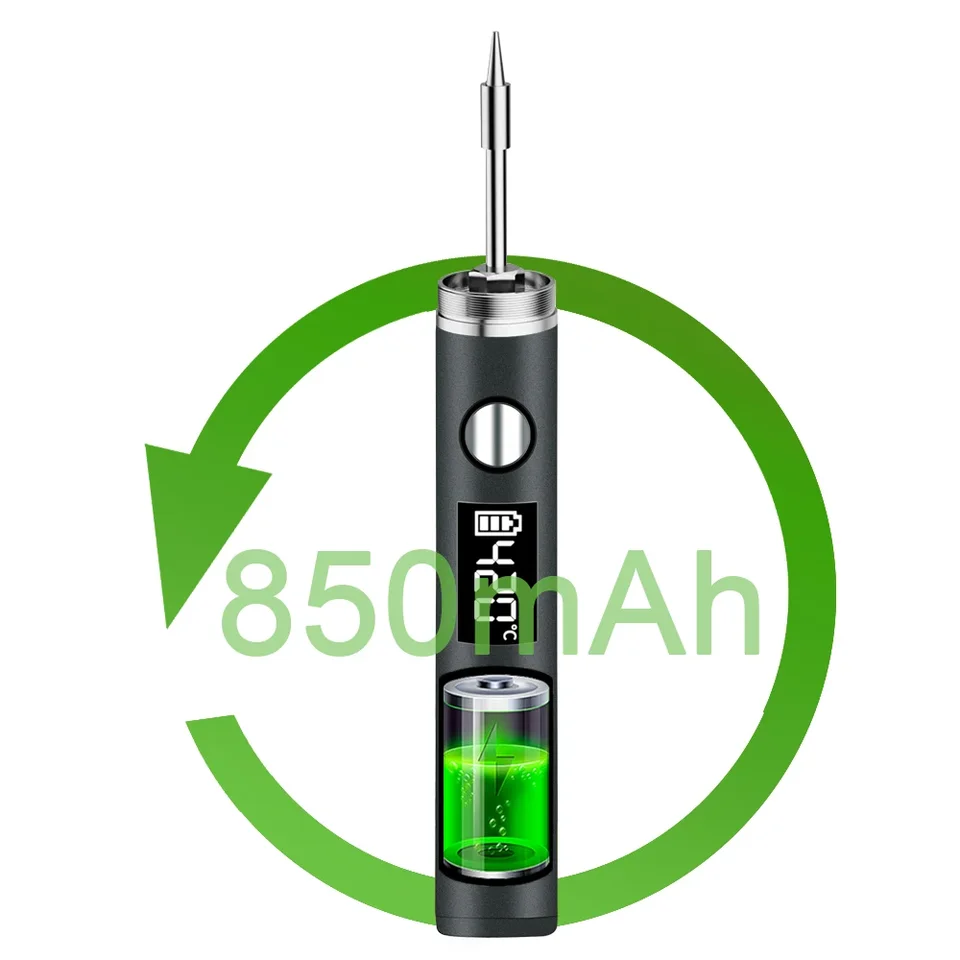 5V 8W USB Soldering Iron | Portable, Battery Powered | Repair & Welding Tool - Thumbnail 5