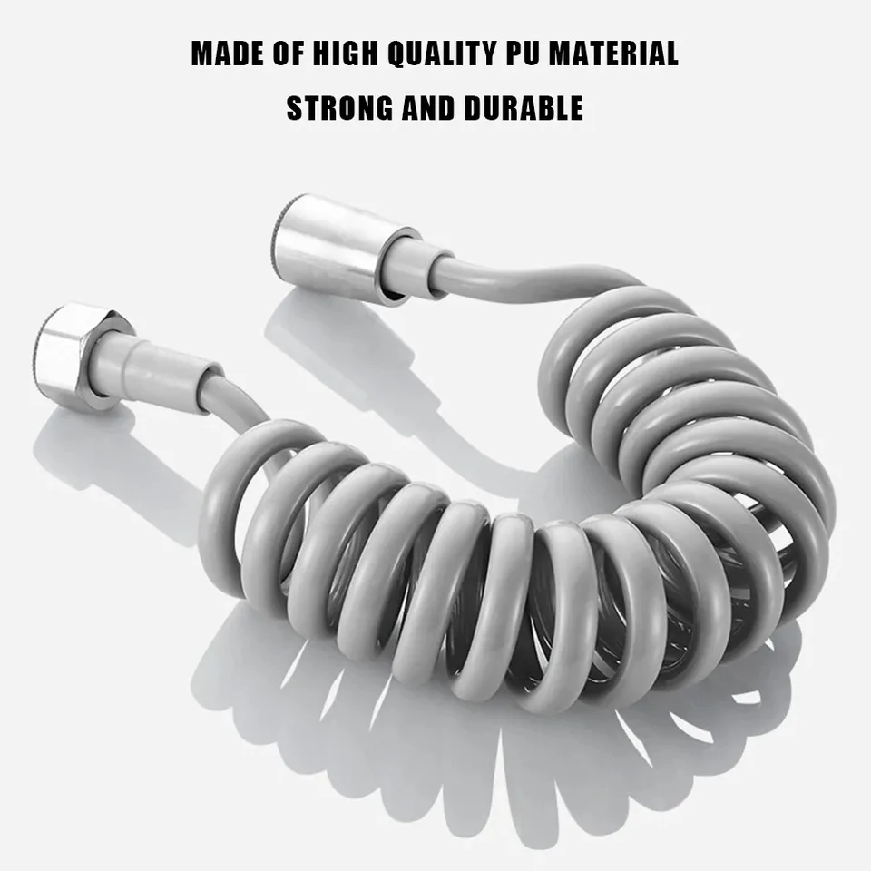 Flexible Shower Hose for Washing Machine | 2m, 3m, 5m Lengths | Bidet Sprayer Compatible - Thumbnail 4