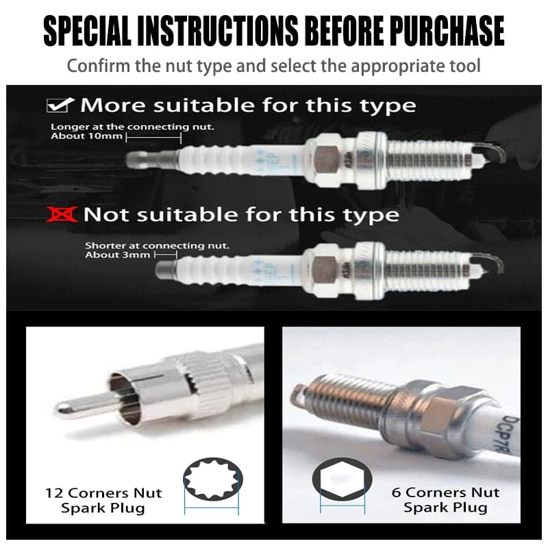 Spark Plug Socket | 14mm & 16mm Thin Wall | 3/8 Drive Wrench - Thumbnail 6