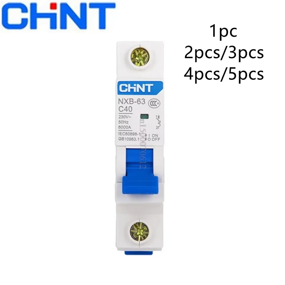 Miniature Circuit Breaker C Curve | CHINT NXB-63 AC 230V | 1A-125A Range - Thumbnail 4
