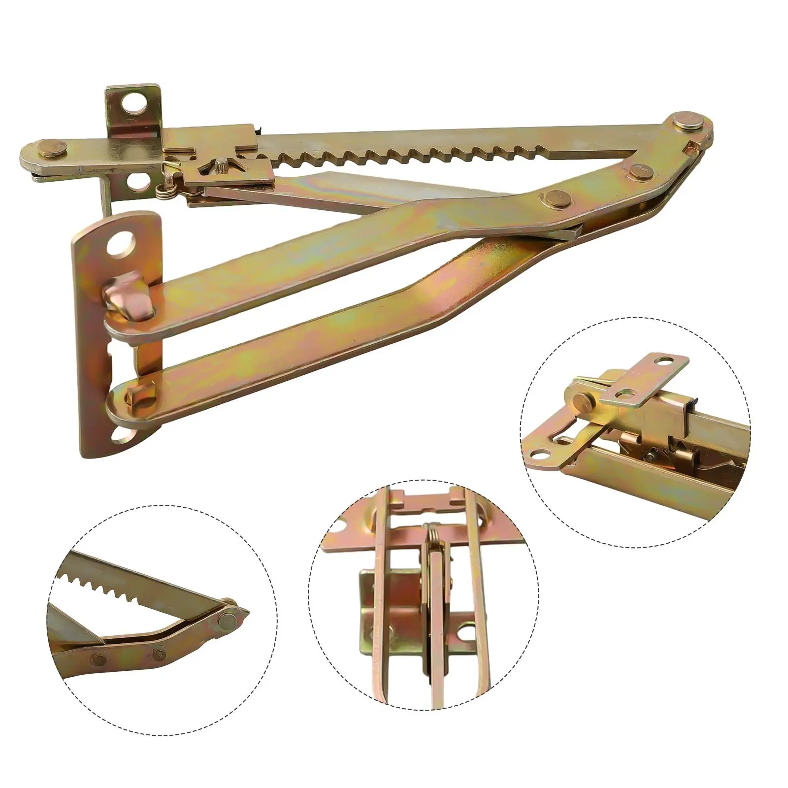 Duty Adjustable Angle Hinge | Multi-Level Headrest Installation | For Massage Beds - Thumbnail 2
