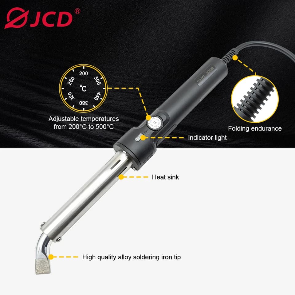 300W Soldering Iron | Adjustable Temp. Welding Pen | Industrial Repair Tool - Thumbnail 4