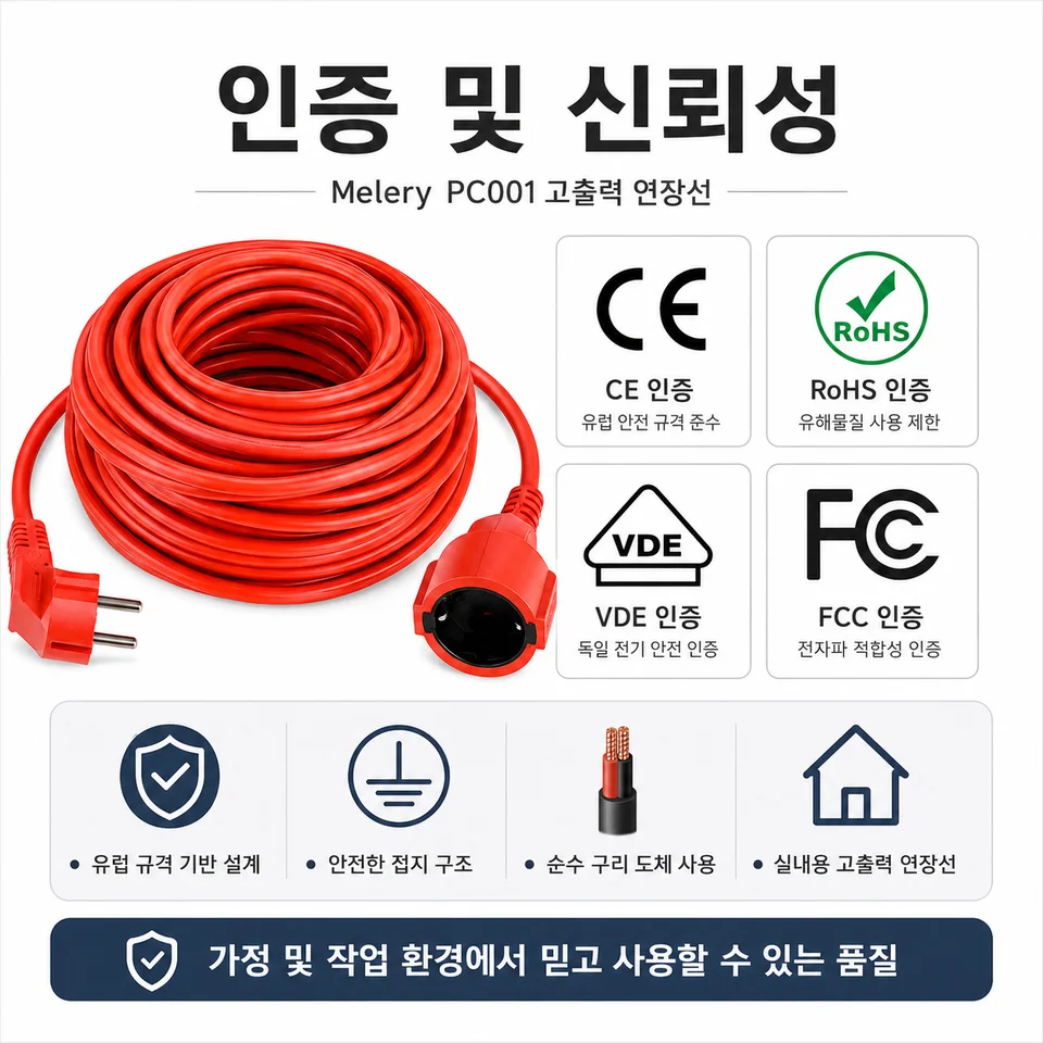 16A Extension Lead | 5/10/20m Cable, 4000W | Indoor/Outdoor Schuko Sockets - Thumbnail 7