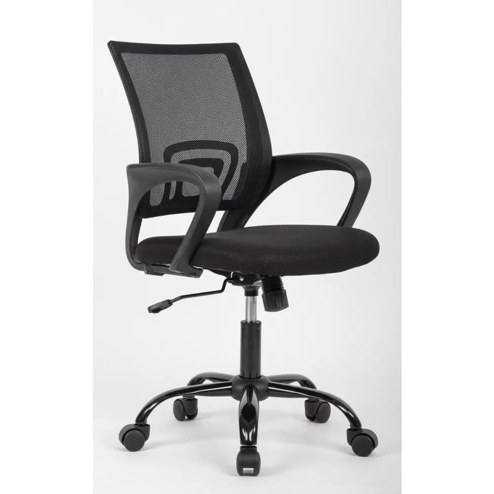 Breathable mesh office chair with adjustable lumbar support designed to relieve back pain, suitable for computer work, gaming, and long hours.