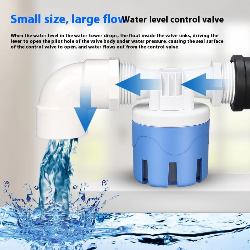 Float Valve | Automatic Water Level Control | 1/2" 3/4" 1" Tank Switch - Thumbnail 2