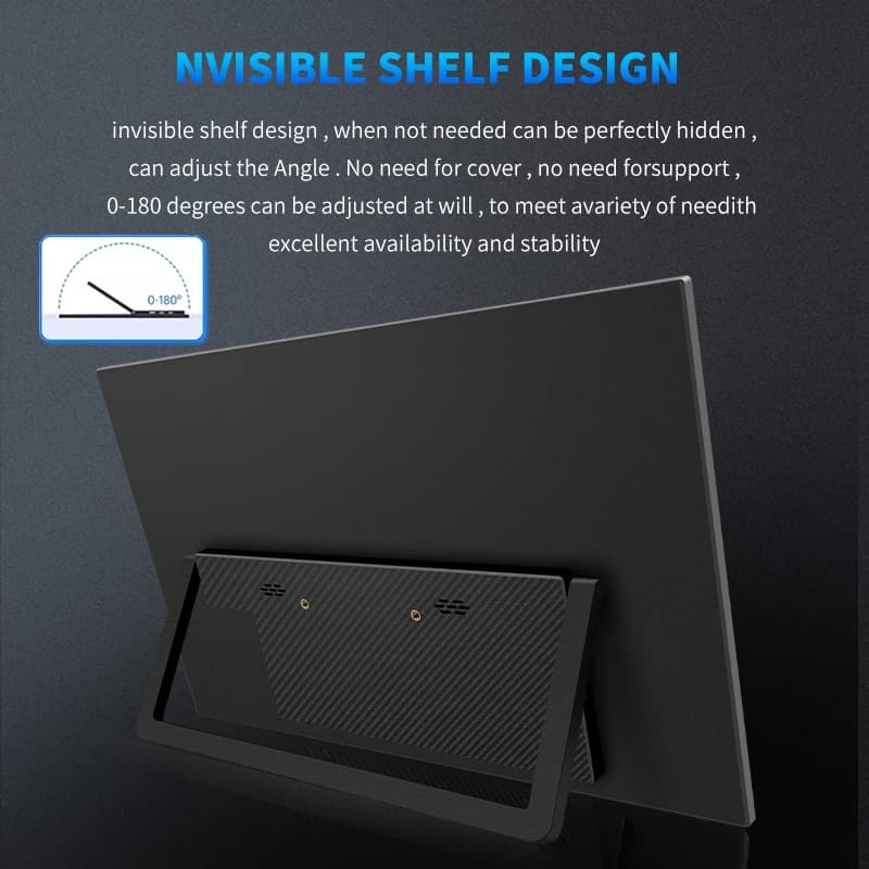 Portable Monitor 15.6" FHD IPS | Laptop & Gaming Extended Display | Type-C HDMI - Thumbnail 5