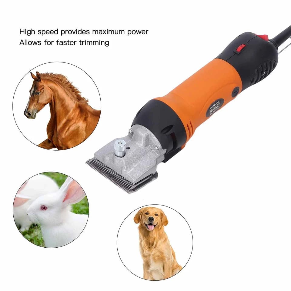 690W Sheep Shears | Variable Speed Control | Horse & Livestock Clipper - Thumbnail 4