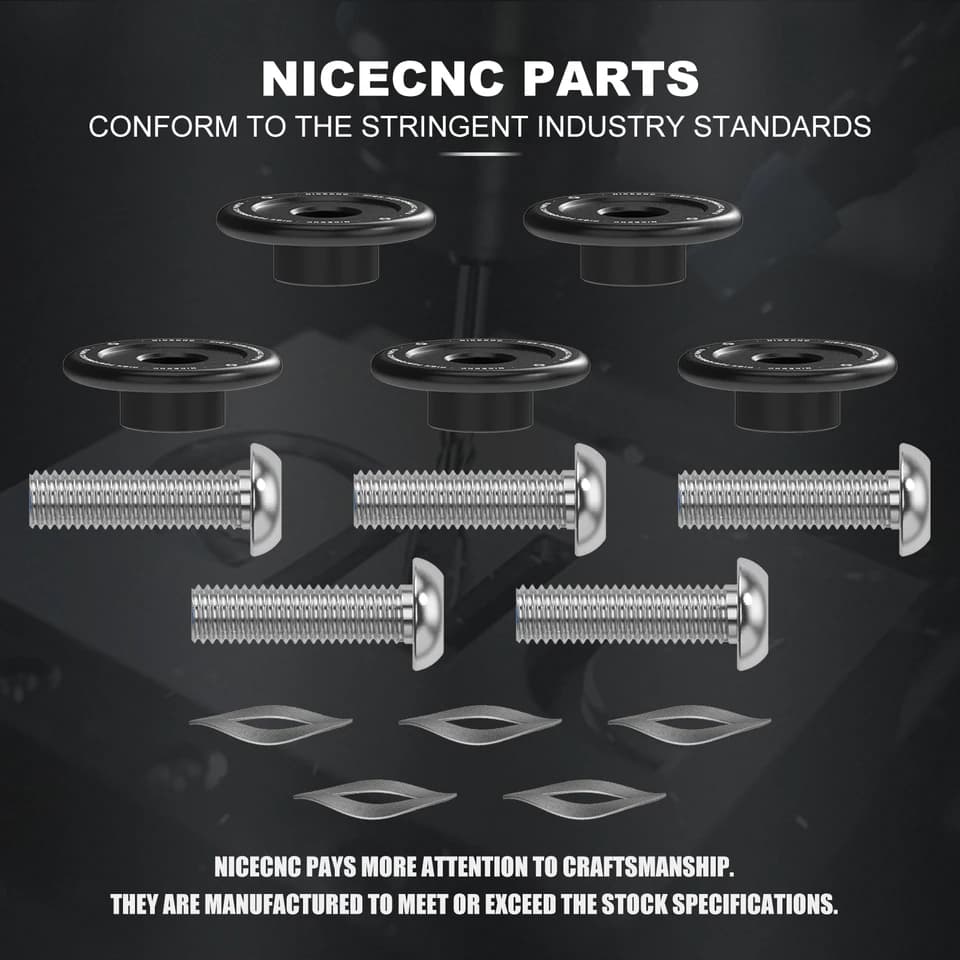 Brake Rotors Bolt Kit | For Harley Street & Road Glide | NICECNC - Thumbnail 2
