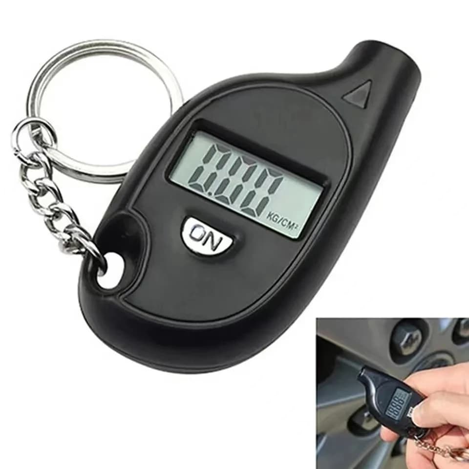 Tire Pressure Gauge | Backlit LCD | 250 PSI for Cars & Motorcycles - Thumbnail 2