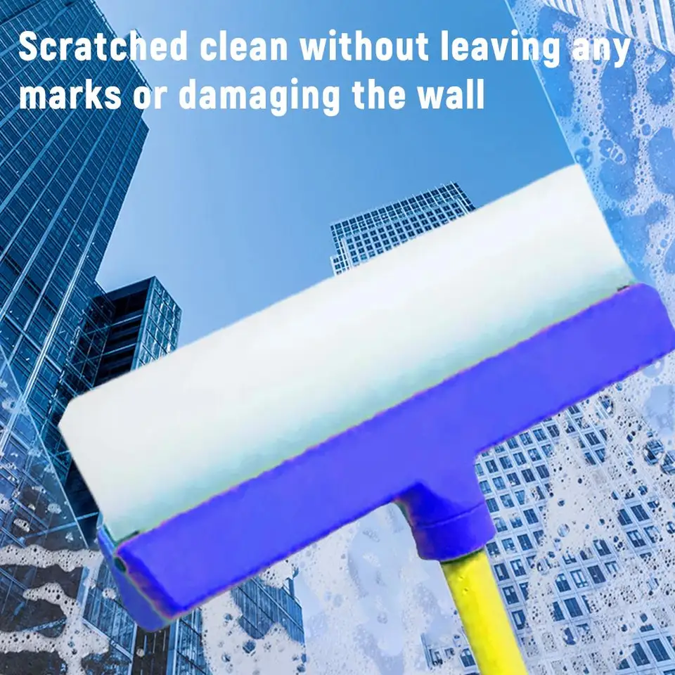 Window Squeegee Kit | 12-Inch Silicone Blade | Car & Glass Cleaning Tool - Thumbnail 4