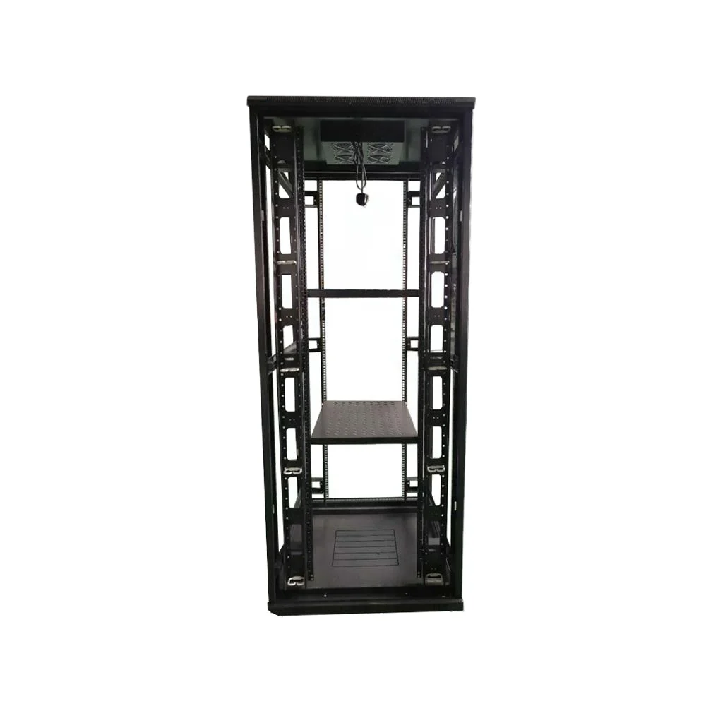 42U Server Rack Cabinet | 19 Network Rack with Fan & Shelves | 800mm Deep Dustproof Enclosure - Thumbnail 2