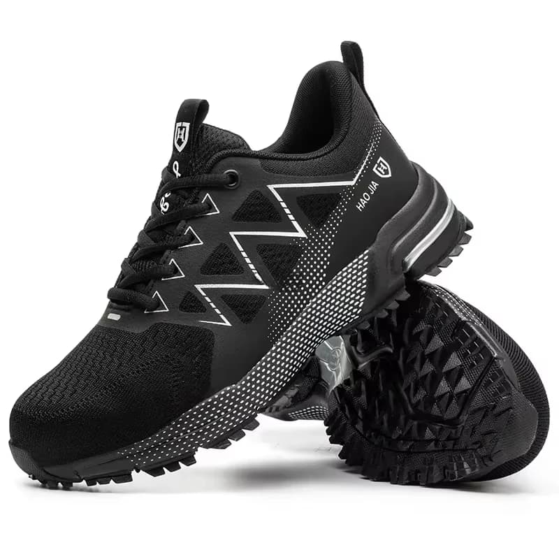 Men's Safety Shoes | Steel Toe Puncture Proof | Industrial Work Boots - Thumbnail 2