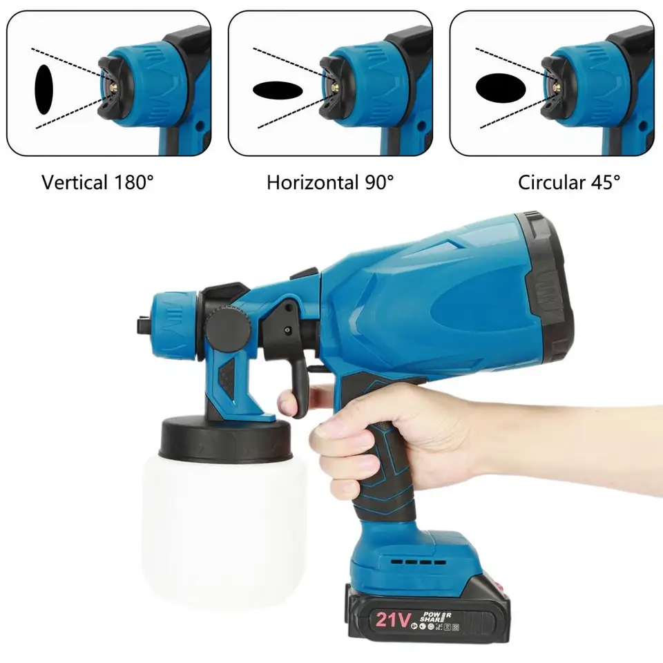 Mini Paint Sprayer | Long-Spray Distance | Rechargeable Handheld Electric - Thumbnail 4
