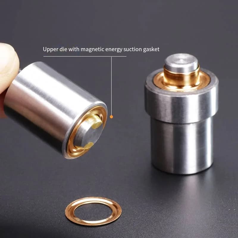 Tarpaulin Eyelets Kit | Hand Press Eyelet Punch Set | Metal Grommet Mould - Thumbnail 4