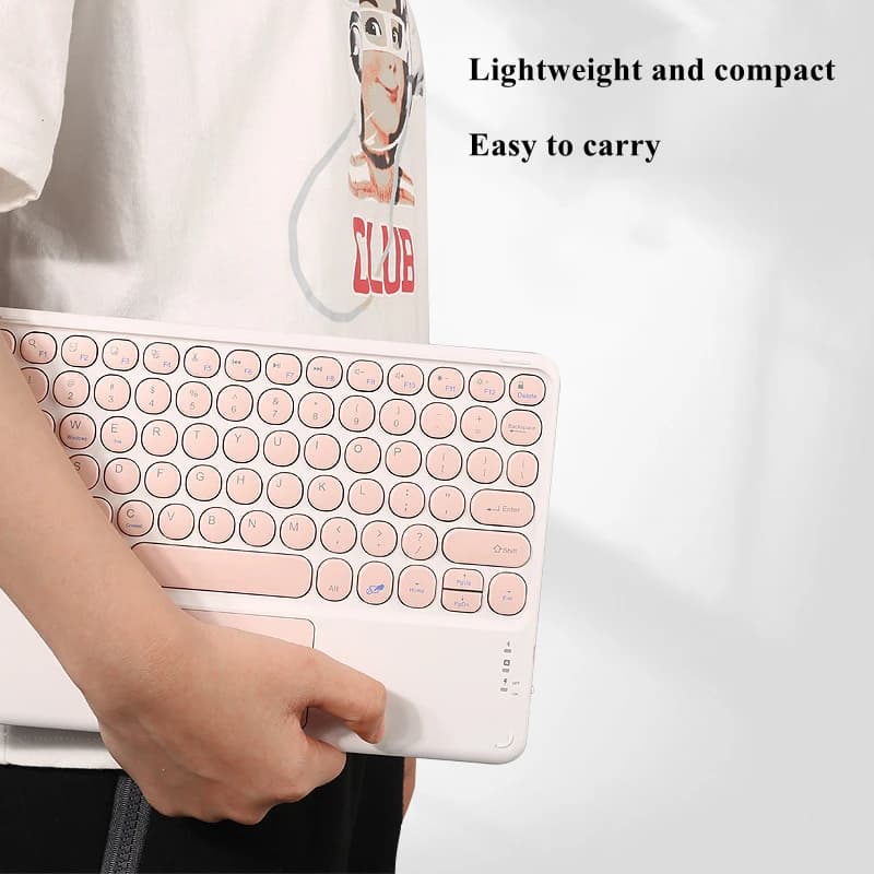 Wireless Keyboard with Touchpad | Multi-language for iPad Pro/Air, Android & Windows Tablets - Thumbnail 6