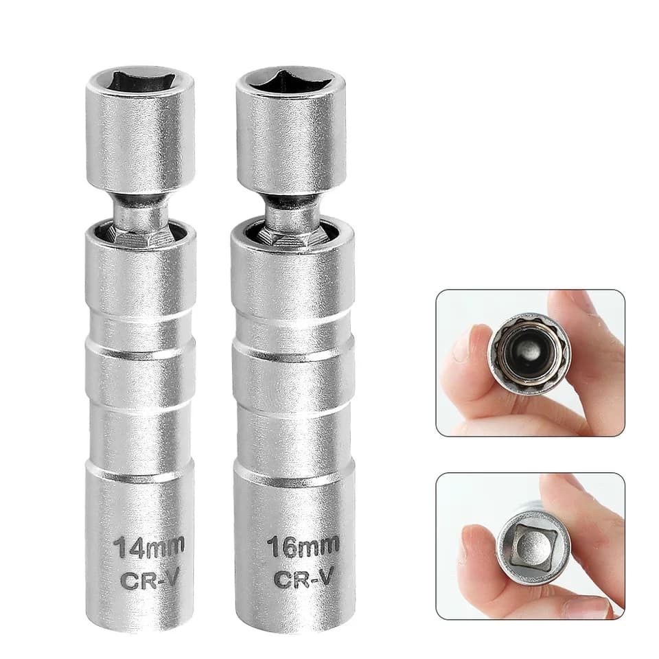 Spark Plug Socket | 14/16mm Thin Wall Design | 12-Point 3/8 Drive - Thumbnail 5