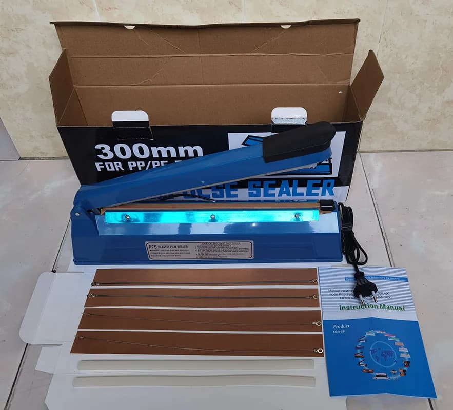 Heat Sealer Machine | 8-Gear Temp Control | Film Cutting for Plastic Bags - Thumbnail 5