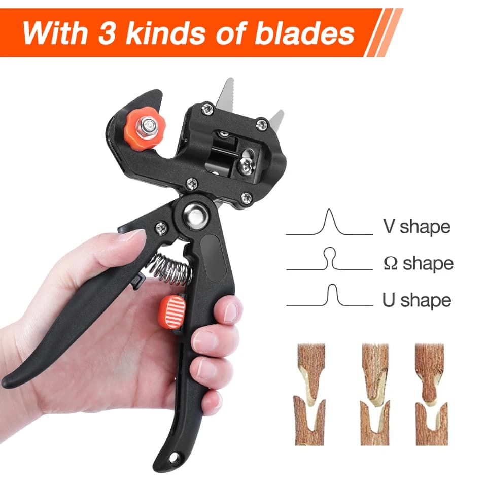 Professional Grafting Secateurs | Branch Cutter & Plant Shears | Fruit Tree Pruning - Thumbnail 3