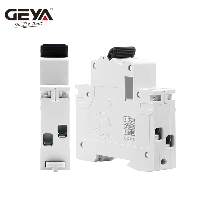 GEYA Miniature Circuit Breaker | 1P+N 6-40A 220V AC | 6kA C/B Curve DIN Rail - Thumbnail 6