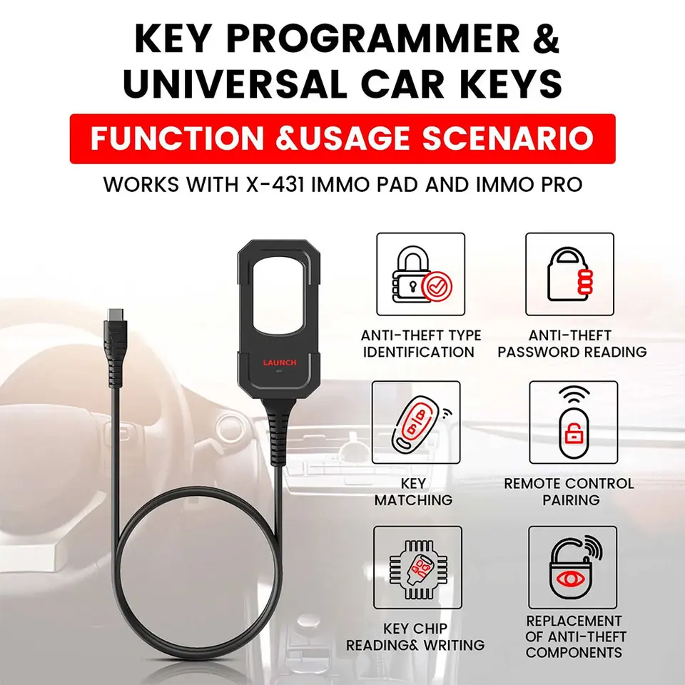Car Starter Programmer | Key Maker with Super Chip | For X431 IMMO - Thumbnail 2