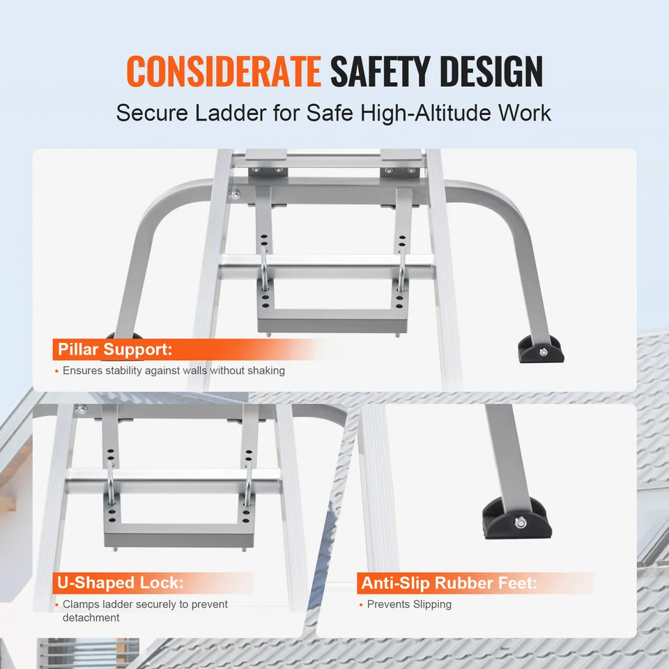 Ladder Standoff | Heavy Duty Steel | Roof Hook & Wall Extension - Thumbnail 4