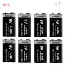 9V 1100mAh 8pc