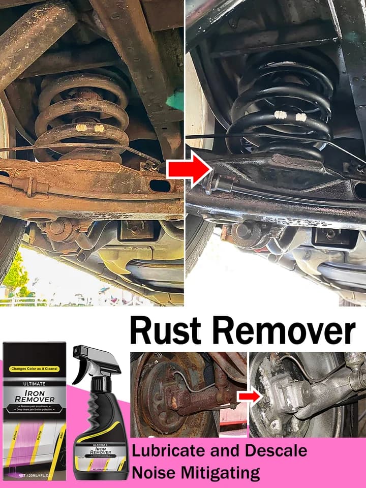 Repair Kit & Rust Remover Spray | Cleans Metal & Exhaust Pipes - Thumbnail 4