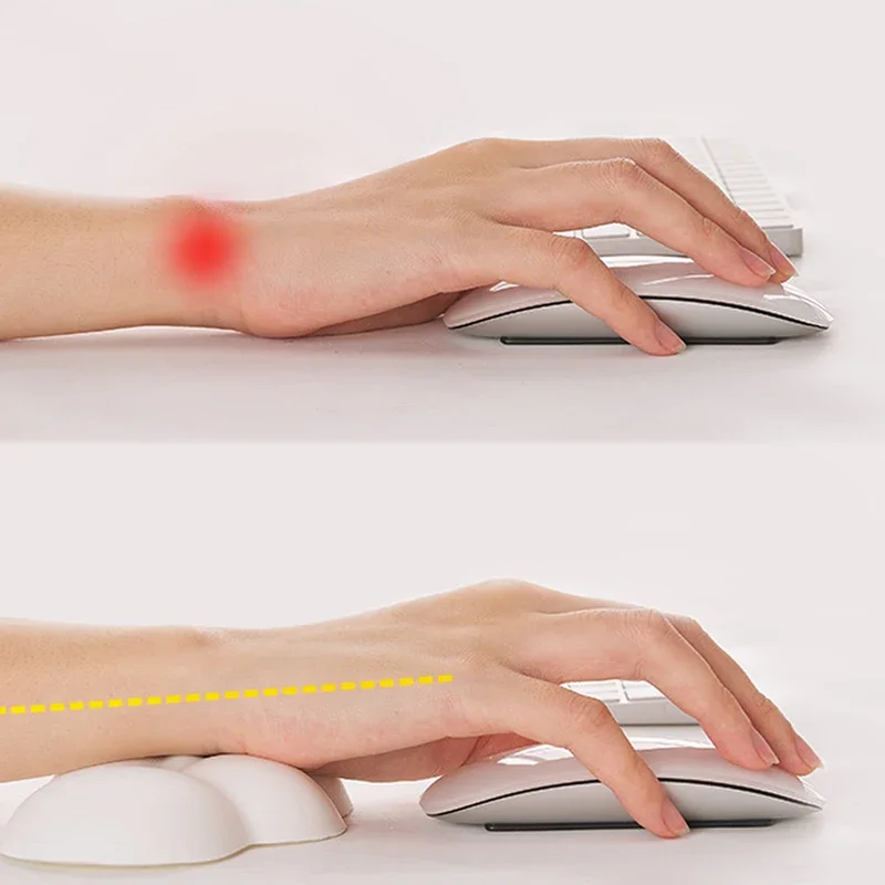 Ergonomic Mouse Pad with Wrist Rest | Anti-Slip Desktop Support | Office & Gaming - Thumbnail 5