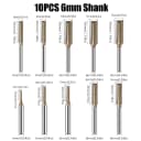 10PCS 6mm Shank