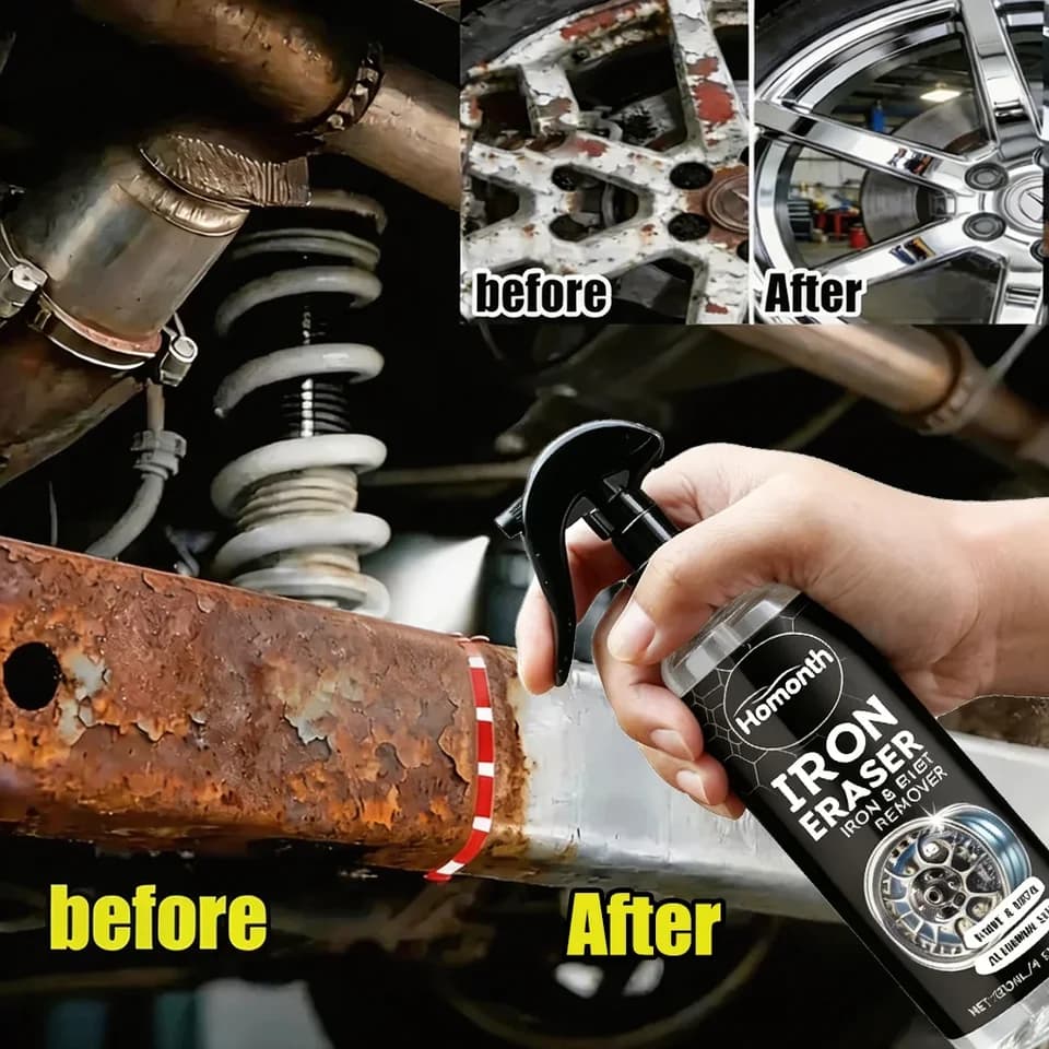 Rust Converter Spray | Transforms Rust to Paintable Surface | Industrial Metal Care - Thumbnail 4